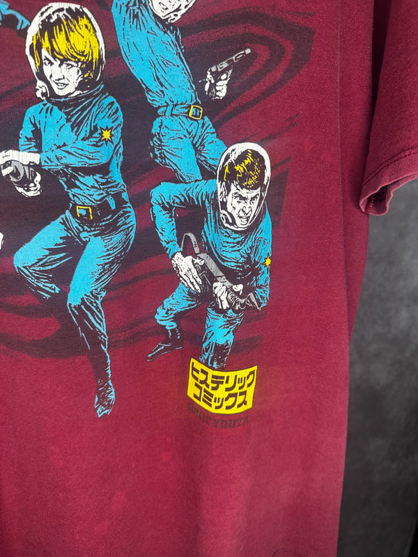 Vintage 1992 Sonic Youth Hysterics Comic Astronaut Shirt Large