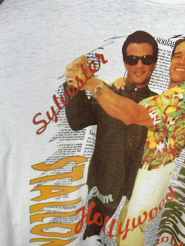 ARNOLD SCHWARZENEGGER & SYLVESTER STALLONE DANCING CANNES FESTIVAL