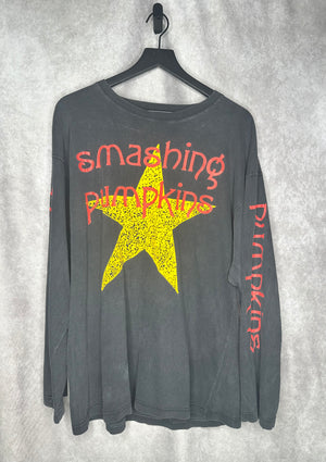 SMASHING PUMPKINS STAR LOGO EURO BOOTLEG LONGSLEEVE
