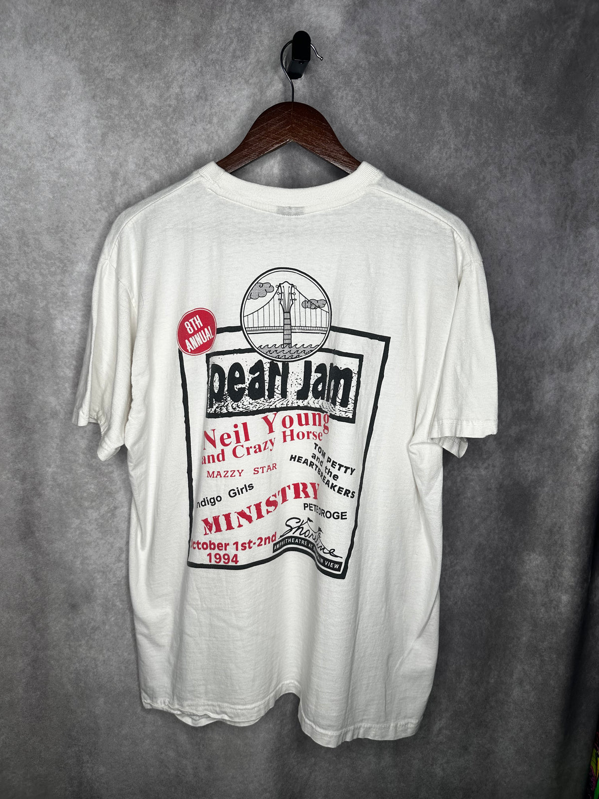 Vintage 1995 Pearl Jam Don’t Give Up Mazzy Star Shirt XL