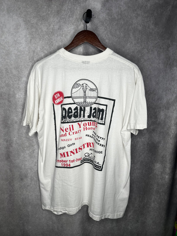Vintage 1995 Pearl Jam Don’t Give Up Mazzy Star Shirt XL