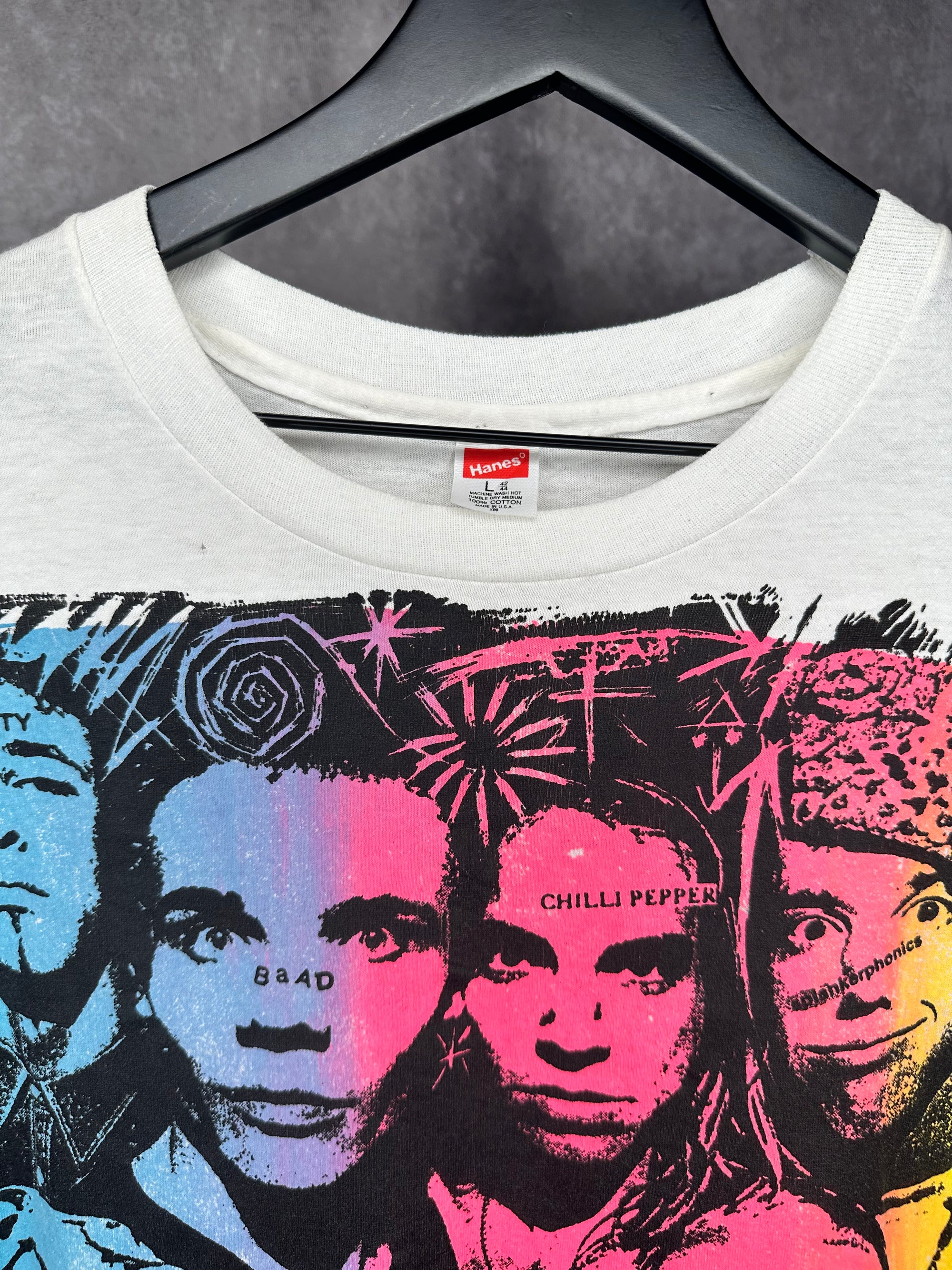 RED HOT CHILI PEPPERS GRADIENT BAND PORTRAIT