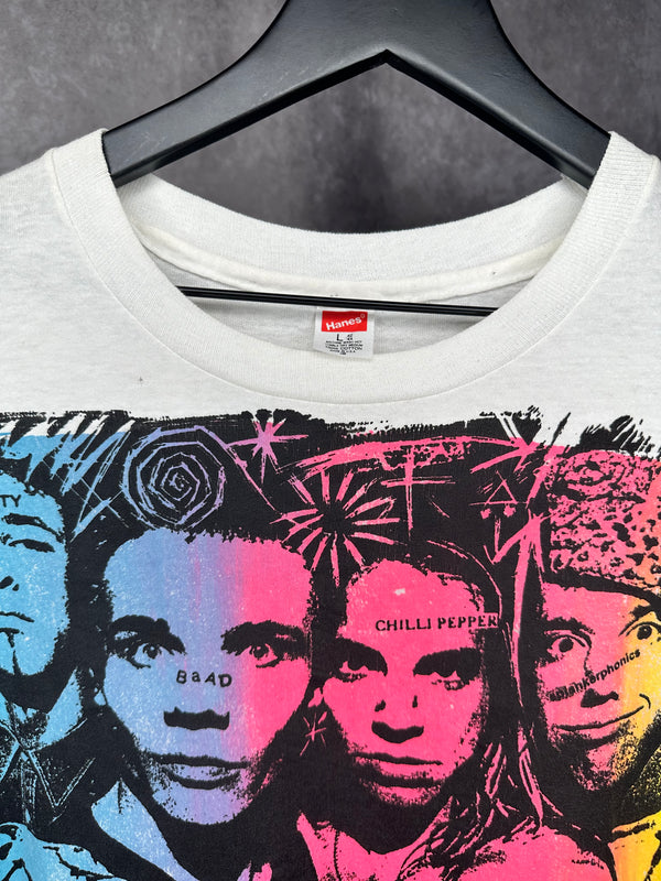 RED HOT CHILI PEPPERS GRADIENT BAND PORTRAIT