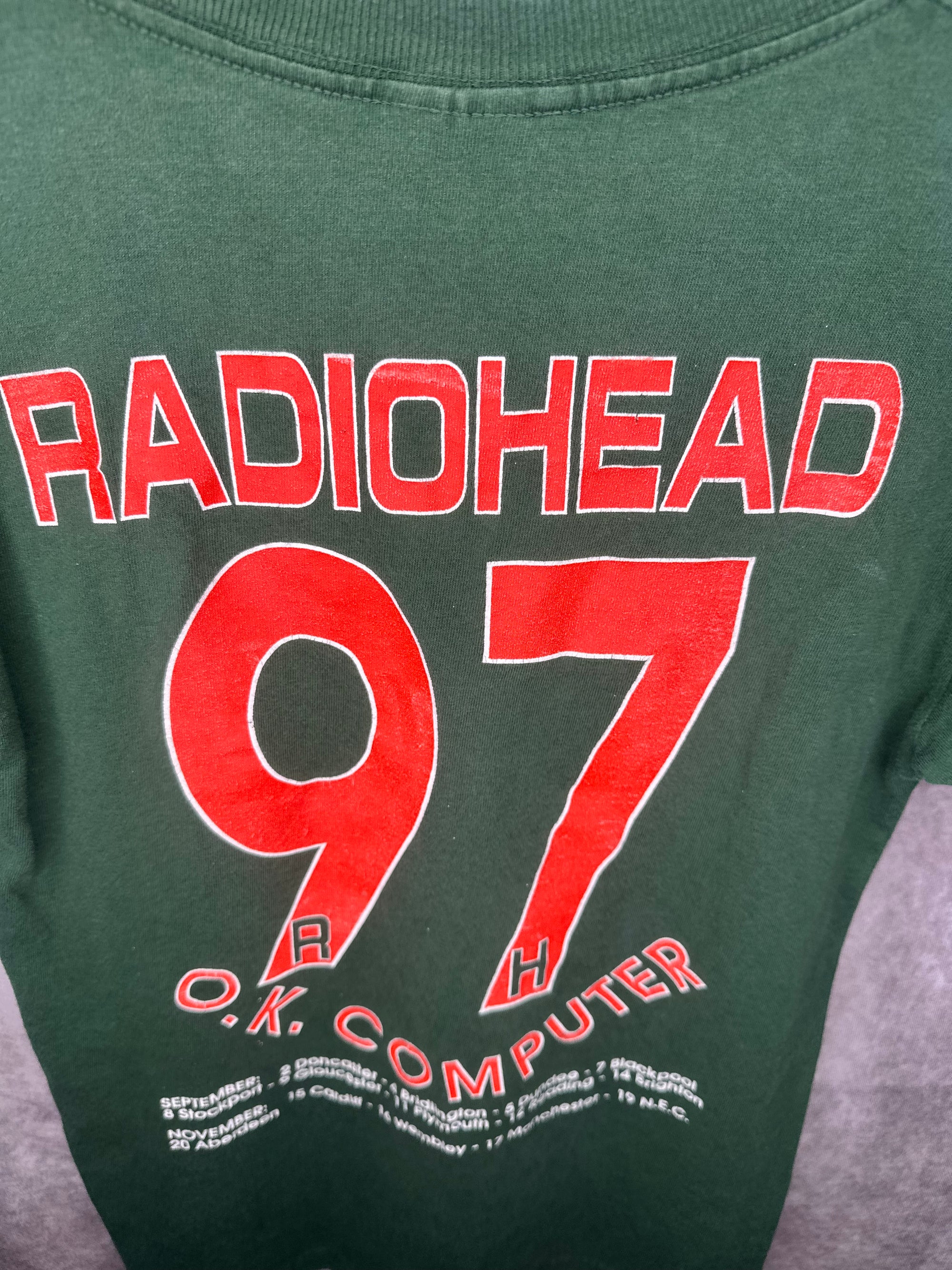 RADIOHEAD OK COMPUTER UK TOUR
