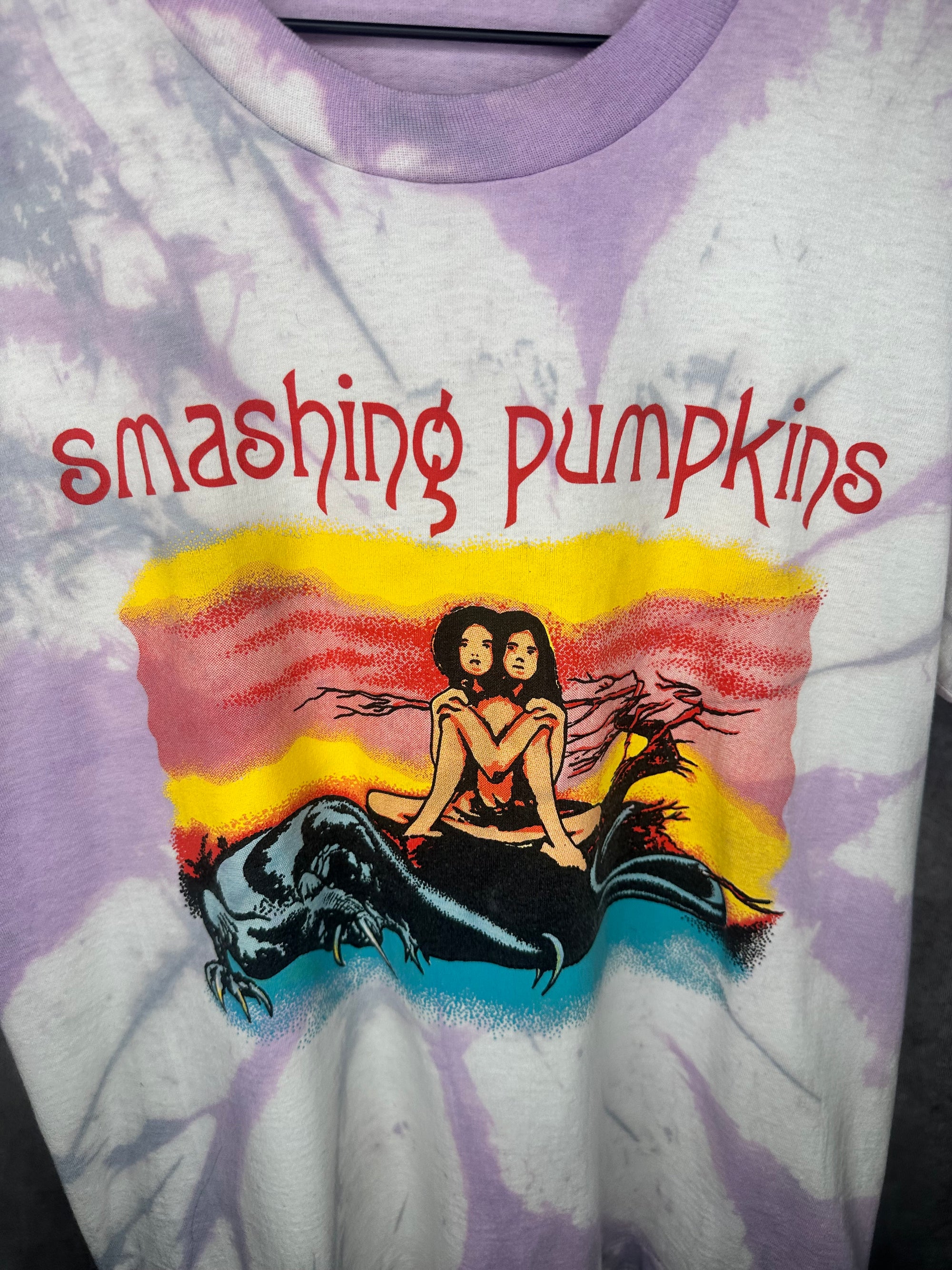 SMASHING PUMPKINS SIAMESE DREAM WORLD TOUR TIE DYE BOOTLEG