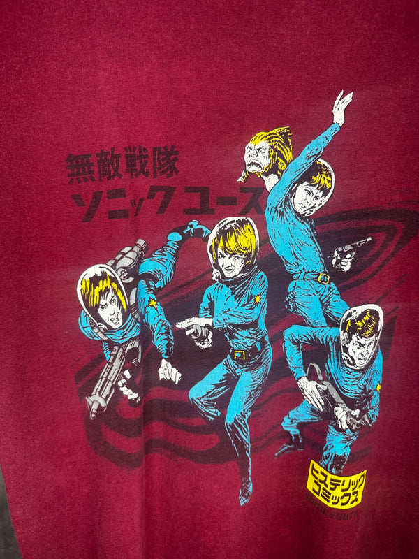 Vintage 1992 Sonic Youth Hysterics Comic Astronaut Shirt Large
