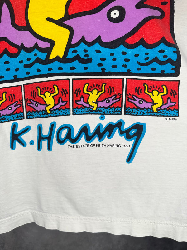 KEITH HARING POP ART DOPLHIN