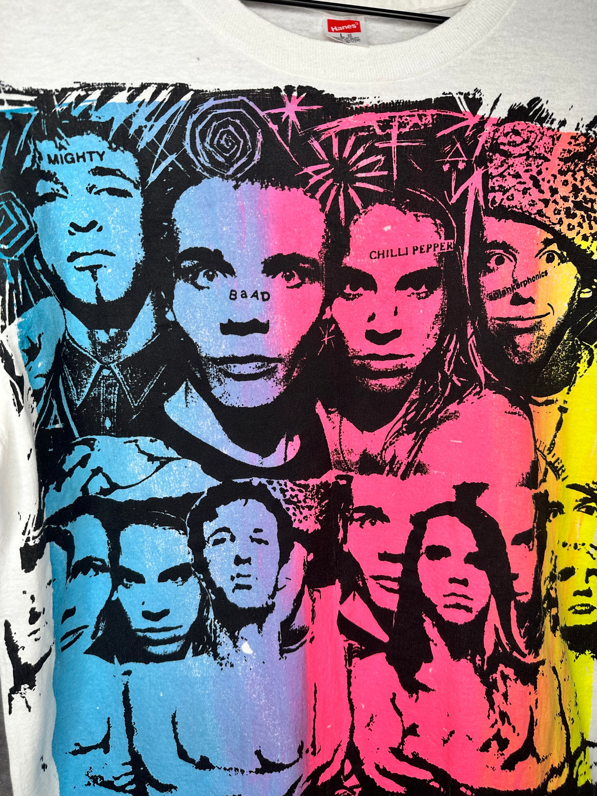 RED HOT CHILI PEPPERS GRADIENT BAND PORTRAIT