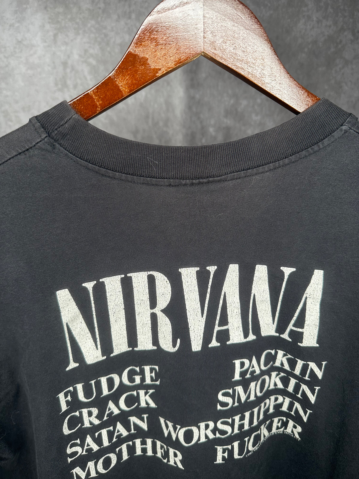 NIRVANA VESTIBULE TEE | FUDGE PACKIN CRACK SMOKIN SATAN WORSHIPPIN MOTHER FUCKER
