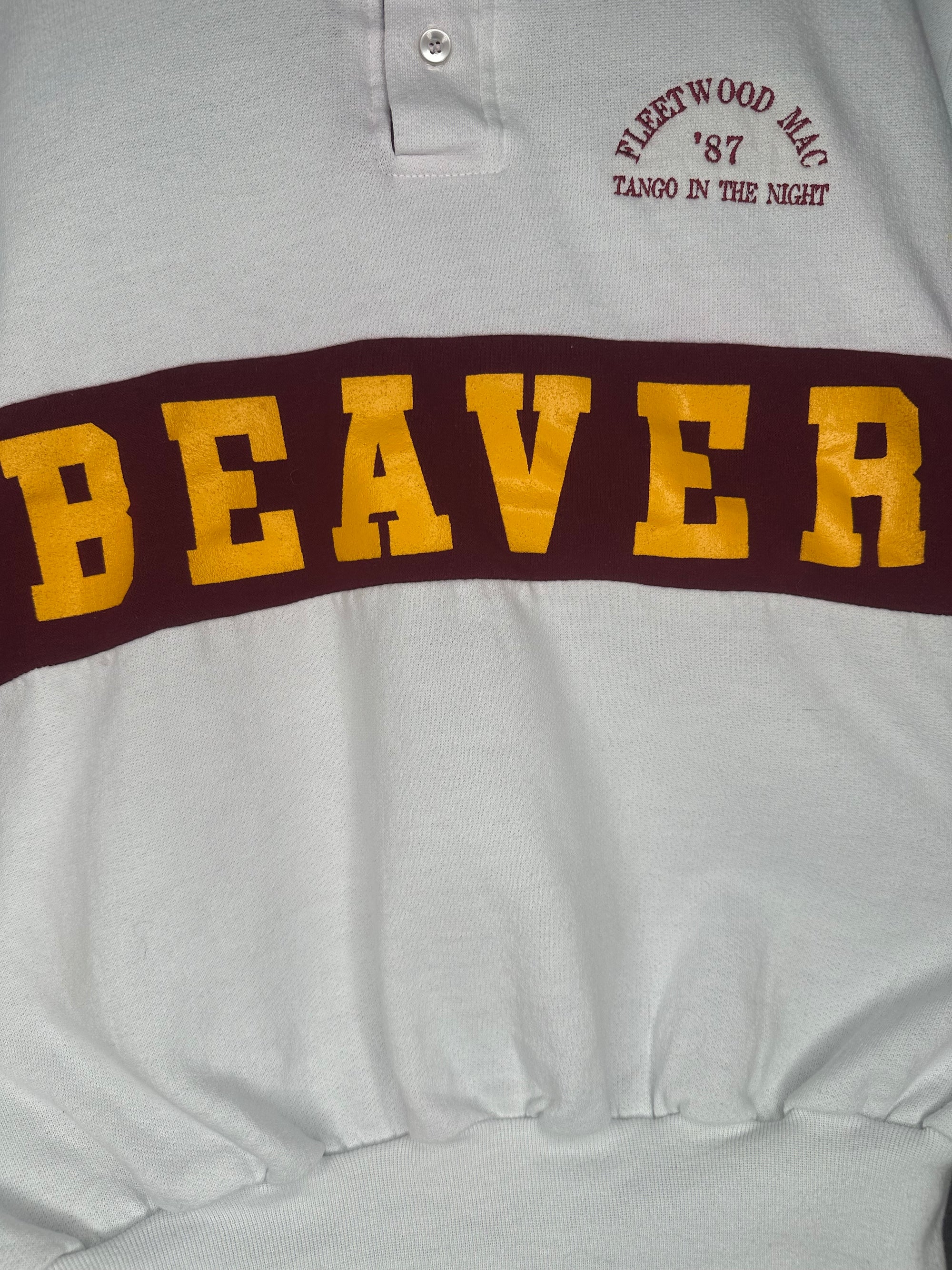 FLEETWOOD MAC BEAVER SWEATSHIRT | TANGO IN THE NIGHT CONCERT CREW