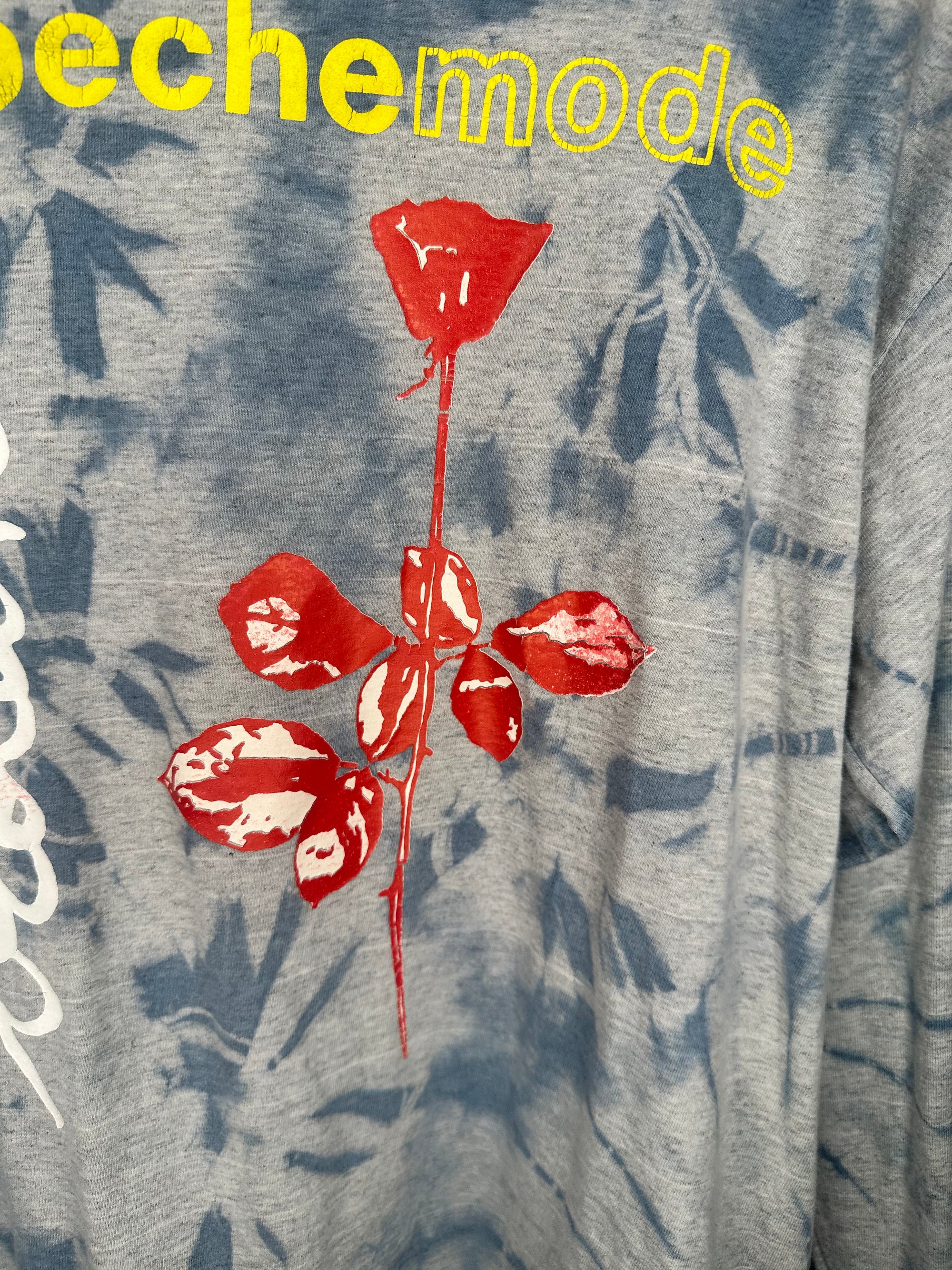 DEPECHE MODE VIOLATOR |TIE DYE ROSE LONGSLEEVE