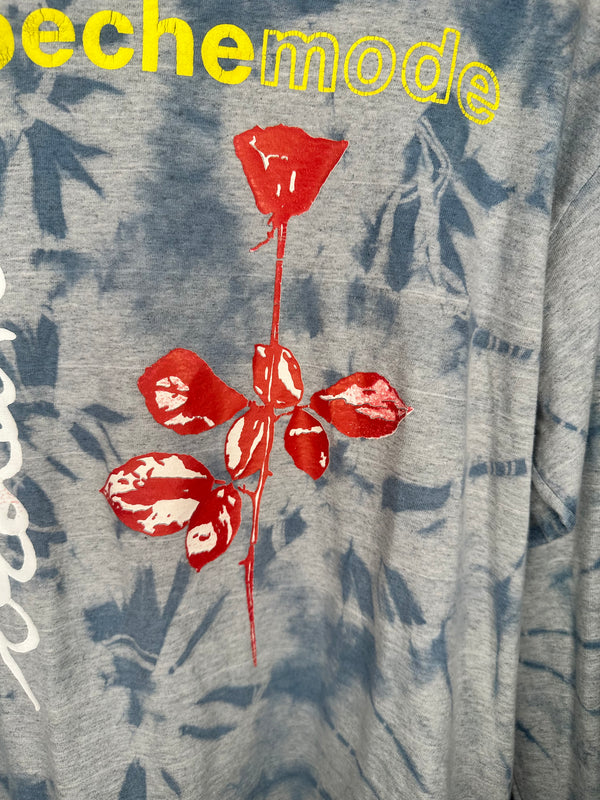 DEPECHE MODE VIOLATOR |TIE DYE ROSE LONGSLEEVE