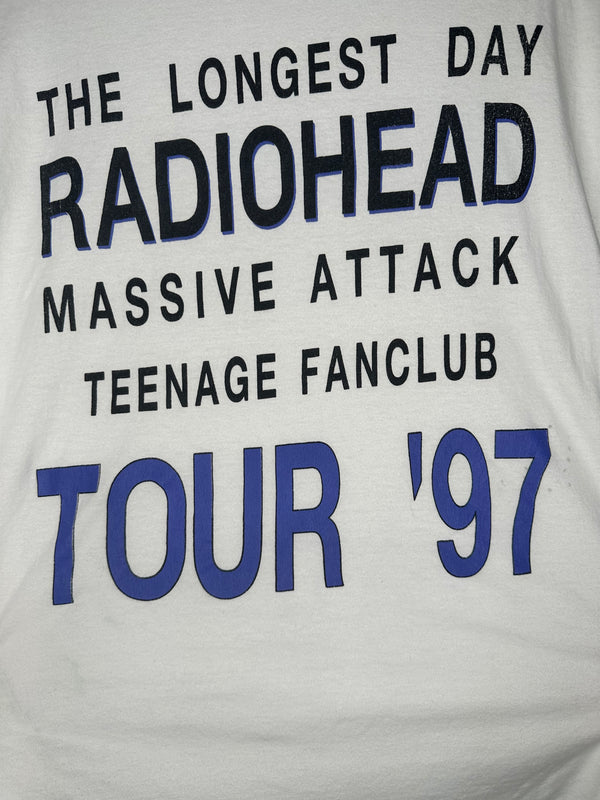 RADIOHEAD THE LONGEST DAY LONGSLEEVE | MASSIVE ATTACK TEENAGE FANCLUB