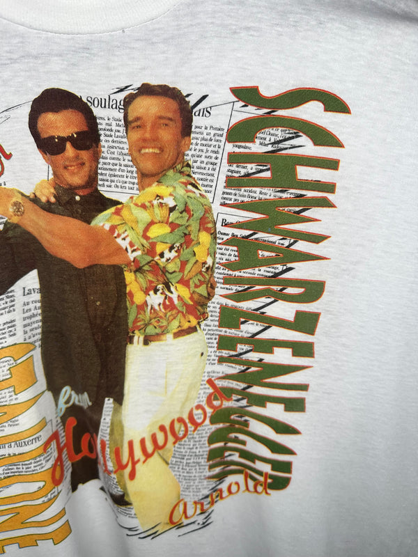 ARNOLD SCHWARZENEGGER & SYLVESTER STALLONE DANCING CANNES FESTIVAL