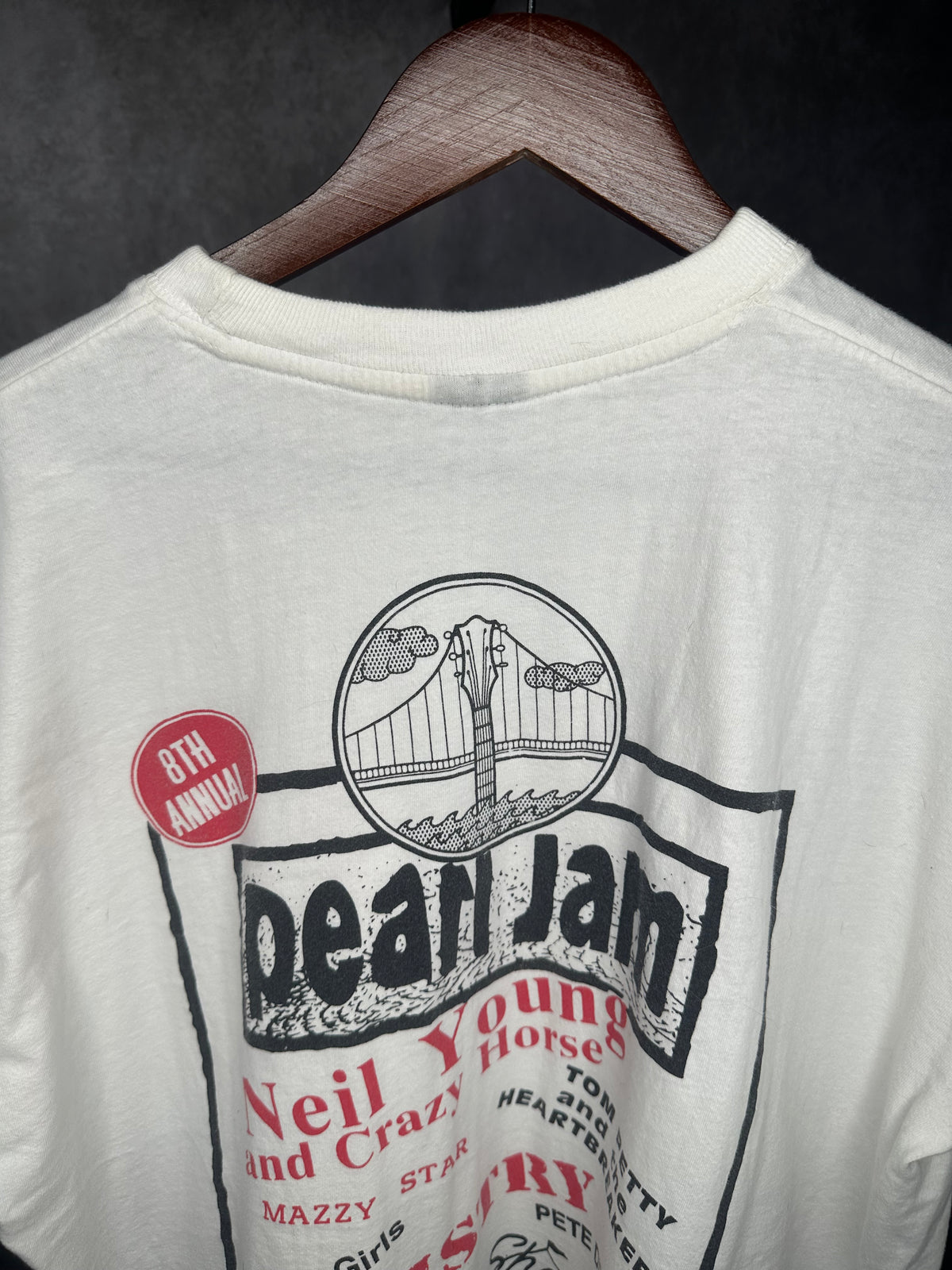 Vintage 1995 Pearl Jam Don’t Give Up Mazzy Star Shirt XL