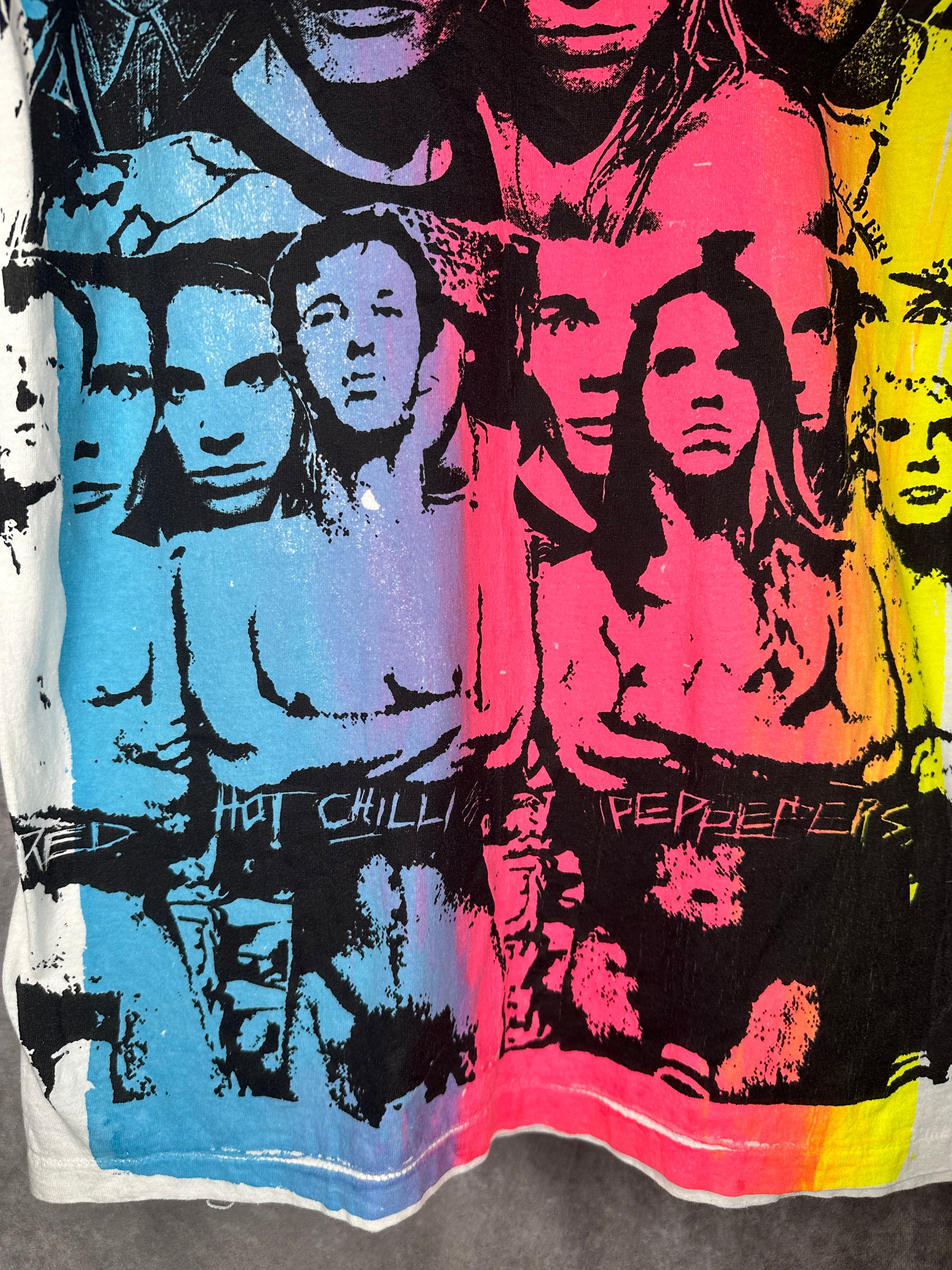 RED HOT CHILI PEPPERS GRADIENT BAND PORTRAIT