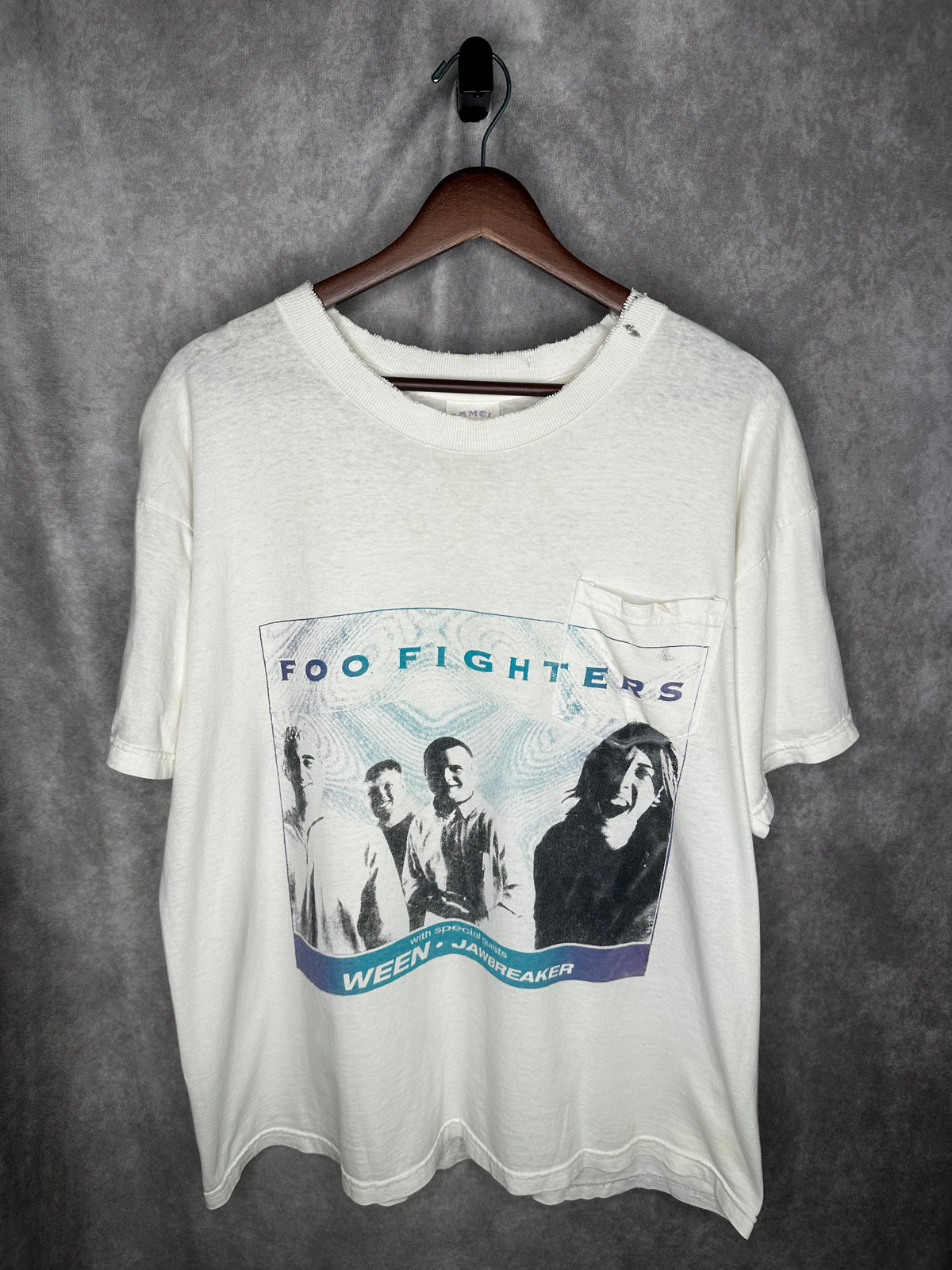 Vintage 1995 Foo Fighters Ween Jawbreaker Tour Shirt XL