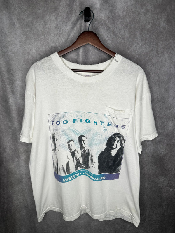Vintage 1995 Foo Fighters Ween Jawbreaker Tour Shirt XL