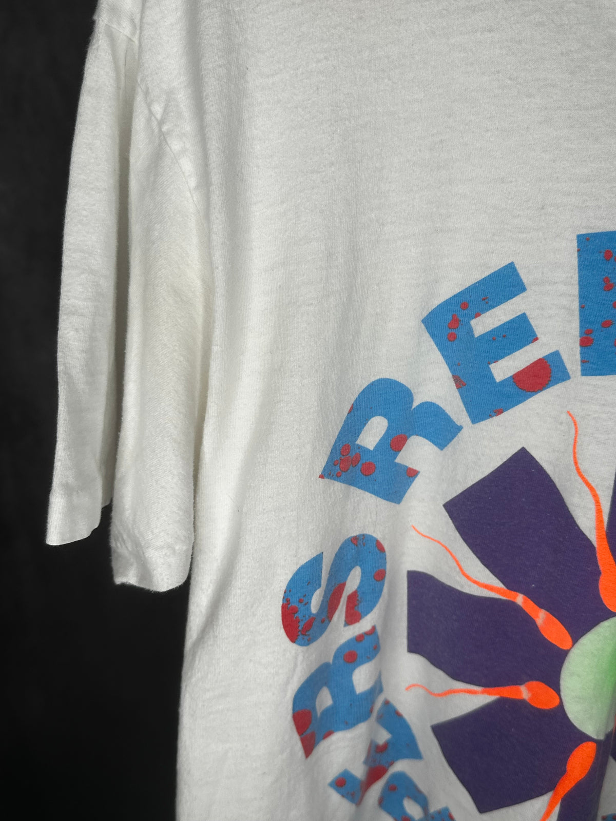 Vintage 1990 Red Hot Chili Peppers Sperm Shirt Large