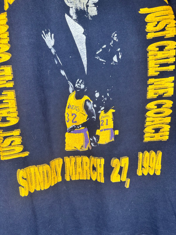 LOS ANGELES LAKERS MAGIC JOHNSON IS BACK PARKING LOT BOOTLEG