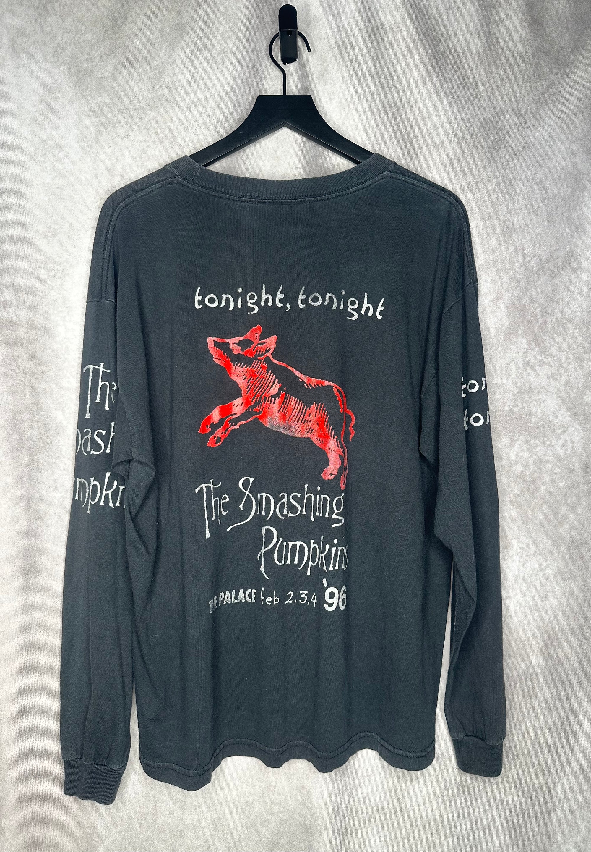 SMASHING PUMPKINS THER WORLD IS A VAMPIRE | TONIGHT, TONIGHT PALACE THEATER BOOTLEG LONGSLEEVE