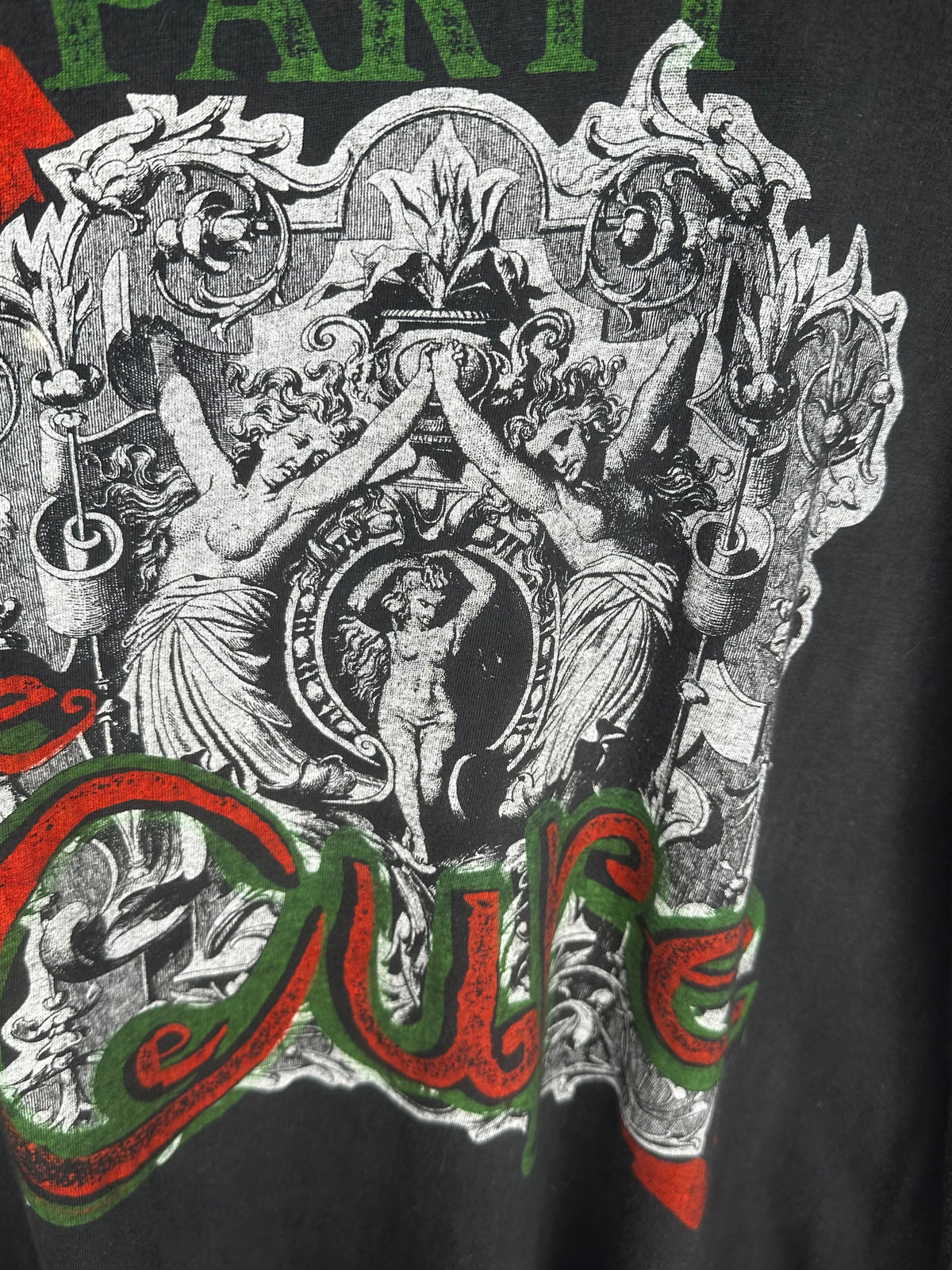 Vintage 1990 The Cure Garden Party Crystal Palace Bowl Shirt XL