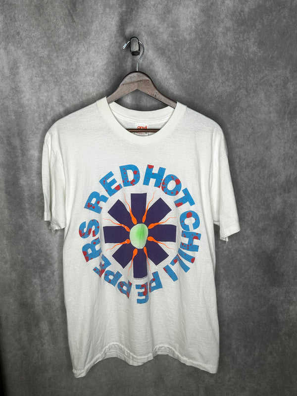 Vintage 1990 Red Hot Chili Peppers Sperm Shirt Large