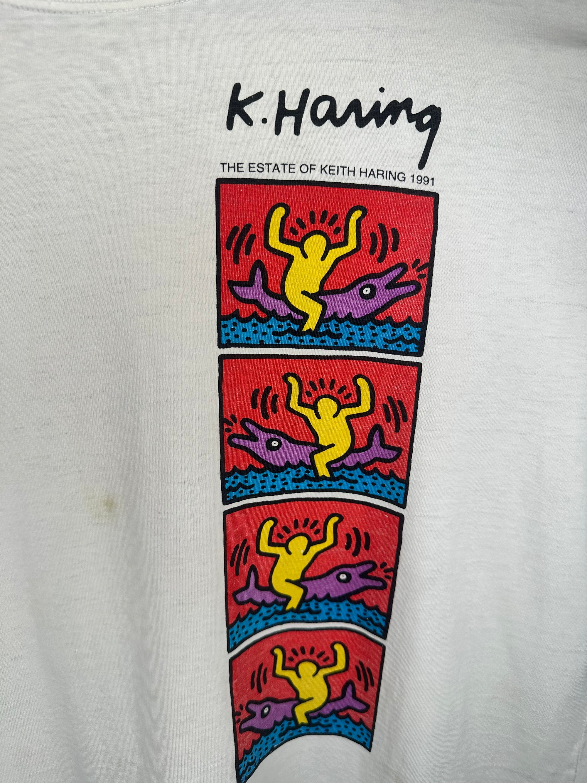 KEITH HARING POP ART DOPLHIN