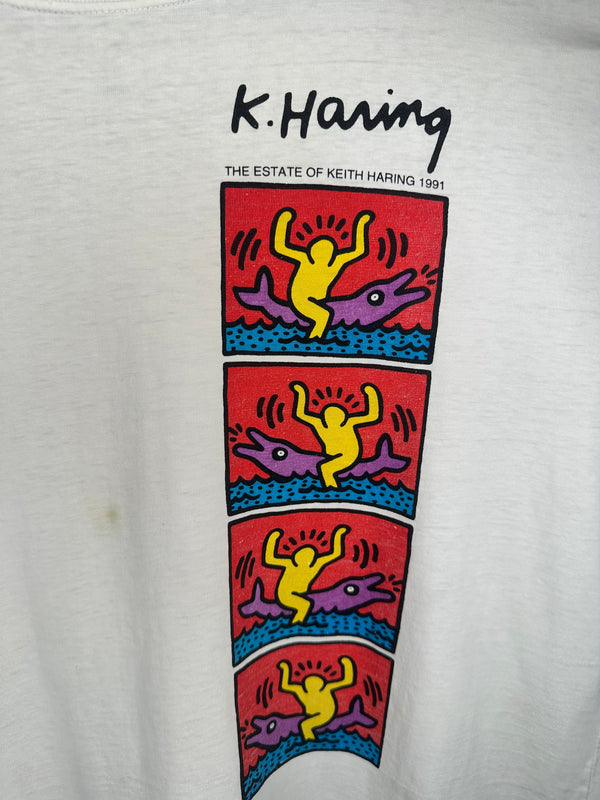 KEITH HARING POP ART DOPLHIN
