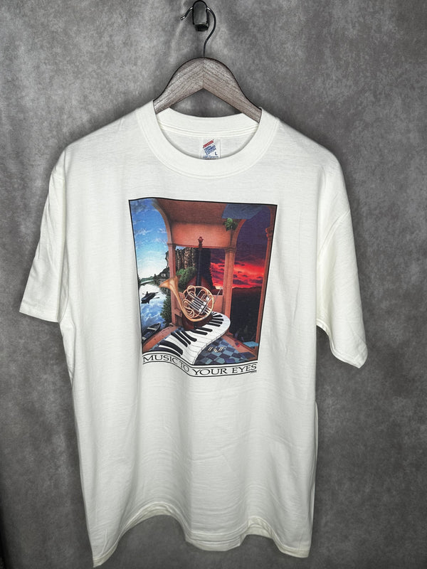 Vintage 90’s Music to your Eyes Art Shirt