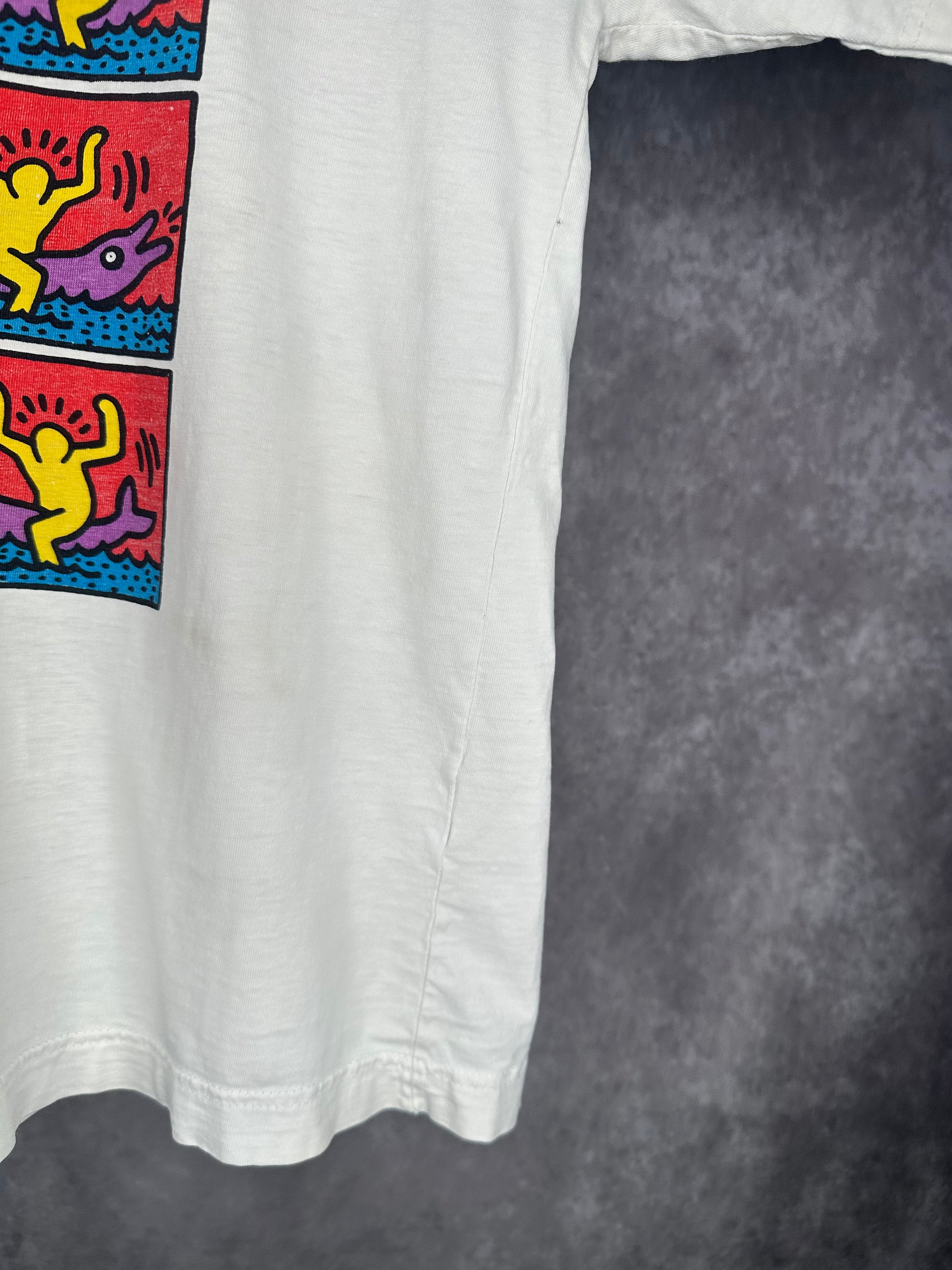 KEITH HARING POP ART DOPLHIN