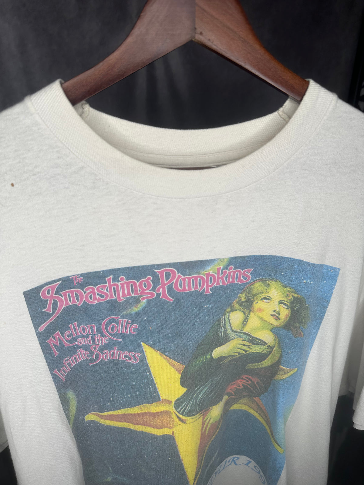 Vintage 1996 Smashing Pumpkins Mellon Collie and Infinite Sadness European Tour Shirt XL