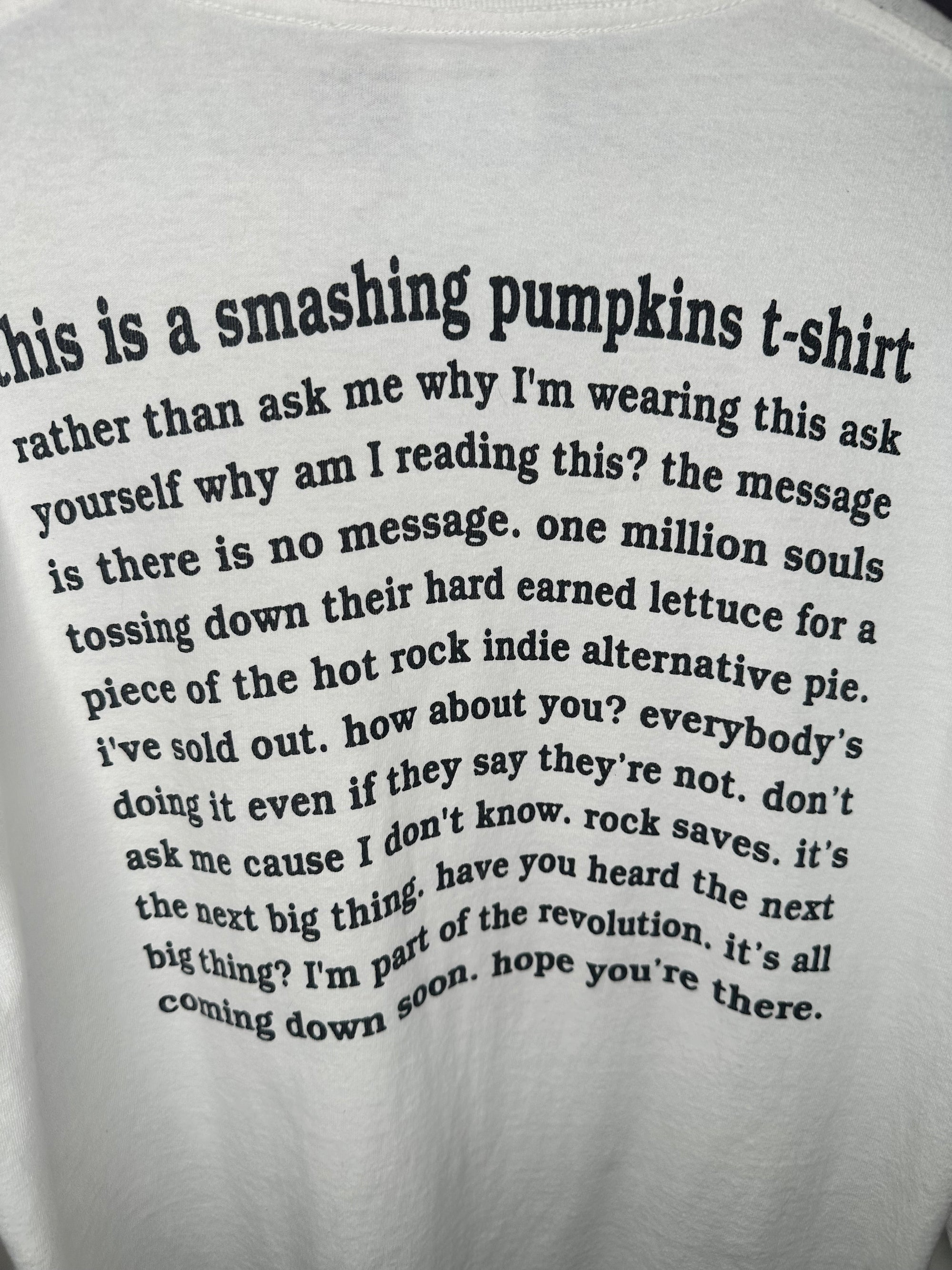 SMASHING PUMPKINS SIAMESE DREAMS MANIFESTO LONGSLEEVE
