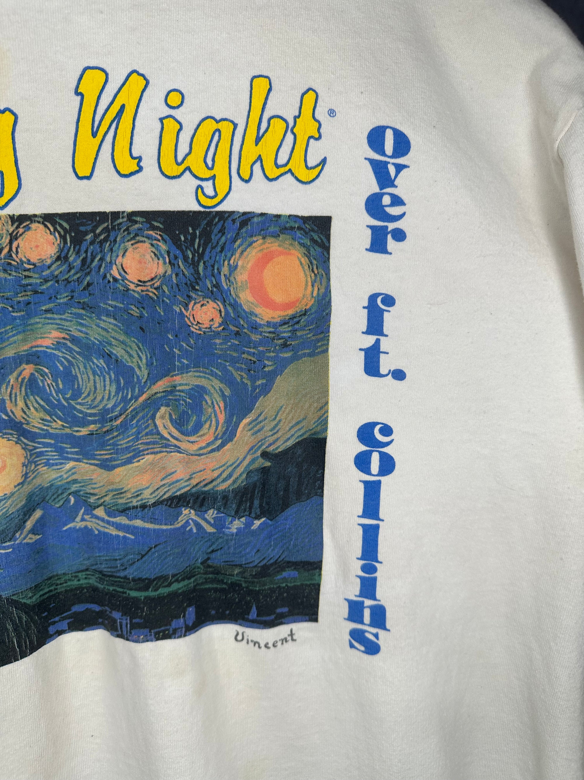 VINCENT VAN GOGH STARRY NIGHT | OVER FT COLLINS LONGSLEEVE