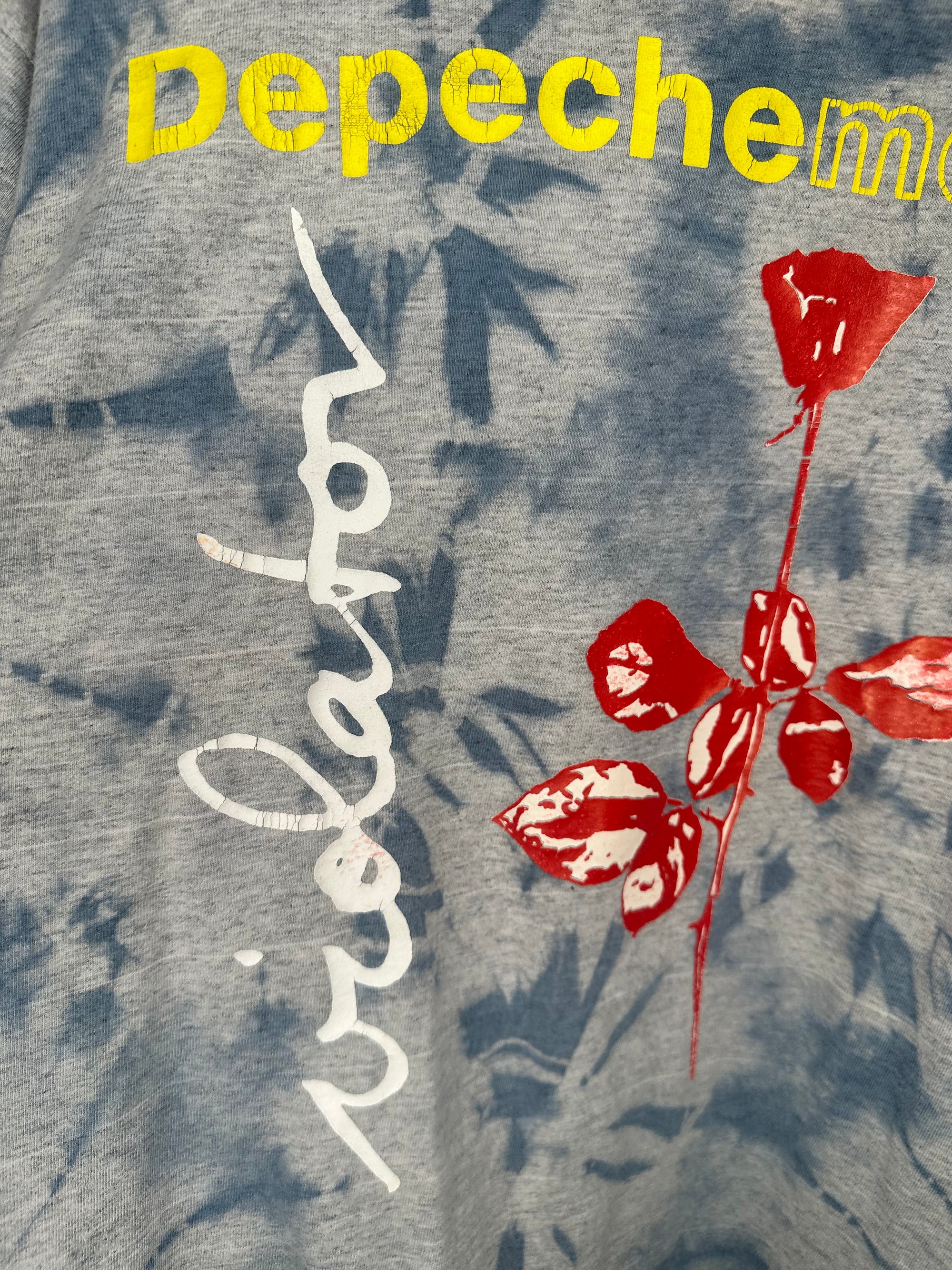 DEPECHE MODE VIOLATOR |TIE DYE ROSE LONGSLEEVE