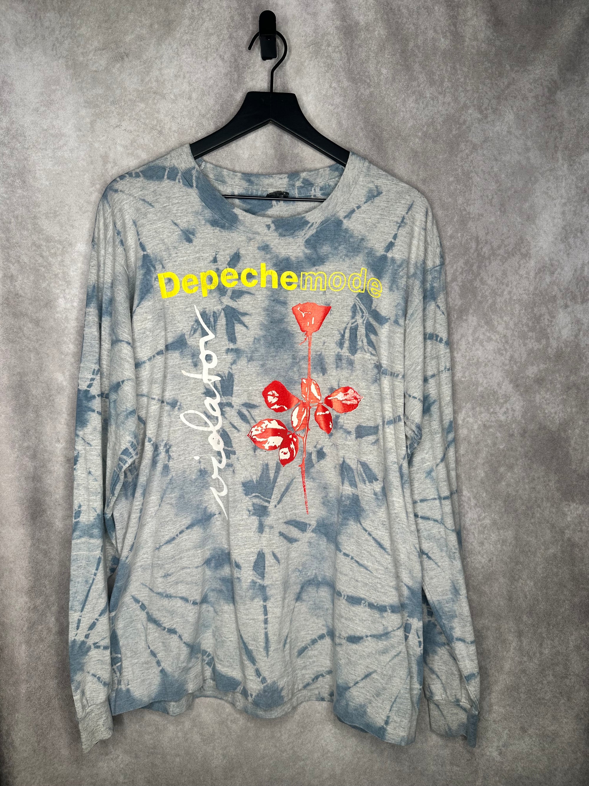 DEPECHE MODE VIOLATOR |TIE DYE ROSE LONGSLEEVE