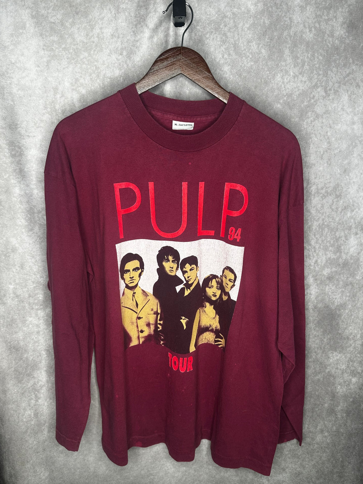 Vintage 1994 Pulp His N’ Hers Tour Longsleeve Shirt XL