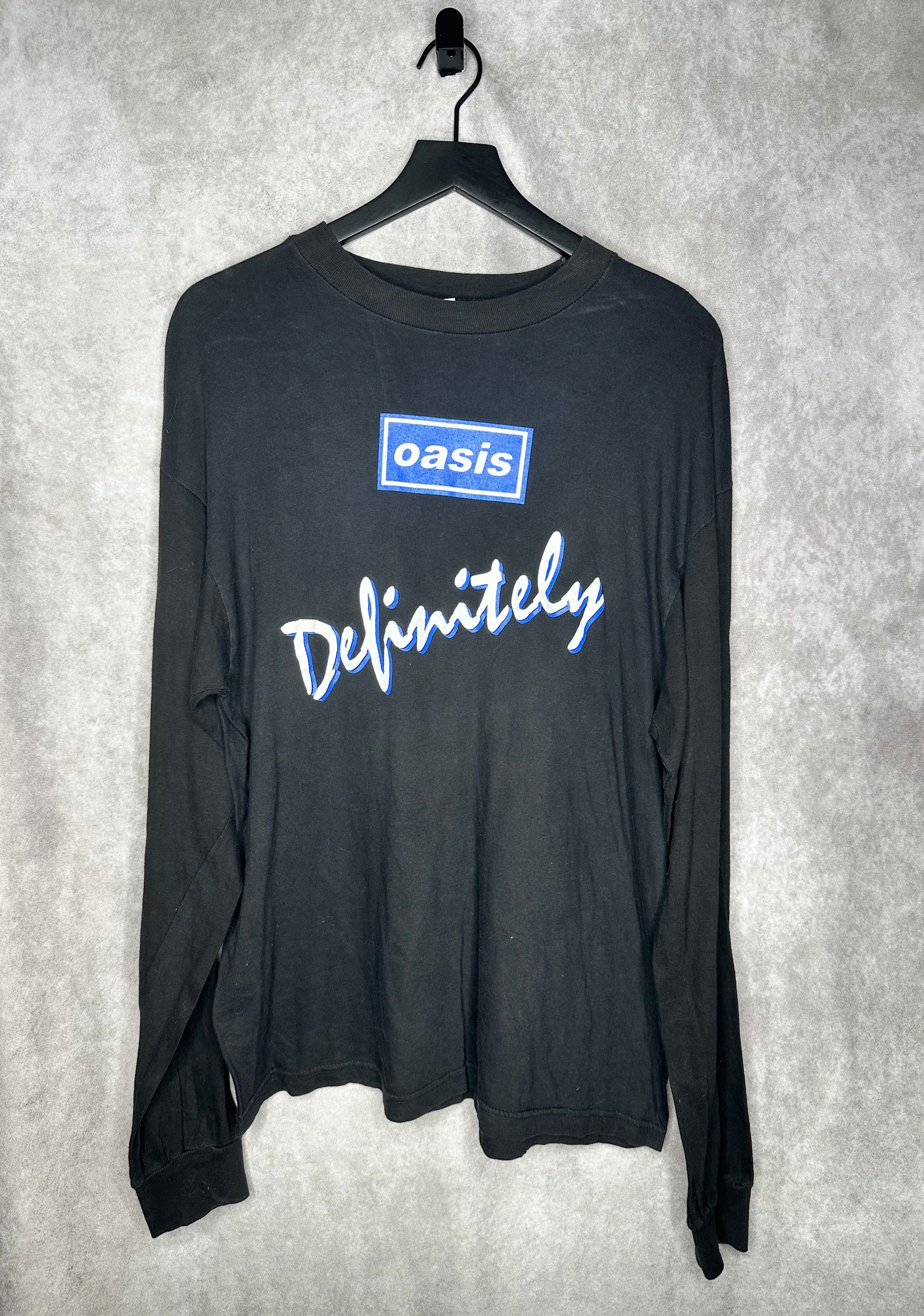 OASIS DEFINITELY MAYBE EURO LONGSLEEVE