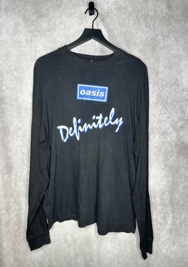 OASIS DEFINITELY MAYBE EURO LONGSLEEVE