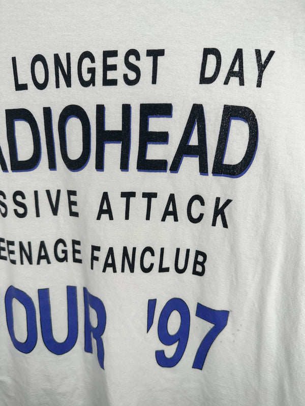 RADIOHEAD THE LONGEST DAY LONGSLEEVE | MASSIVE ATTACK TEENAGE FANCLUB