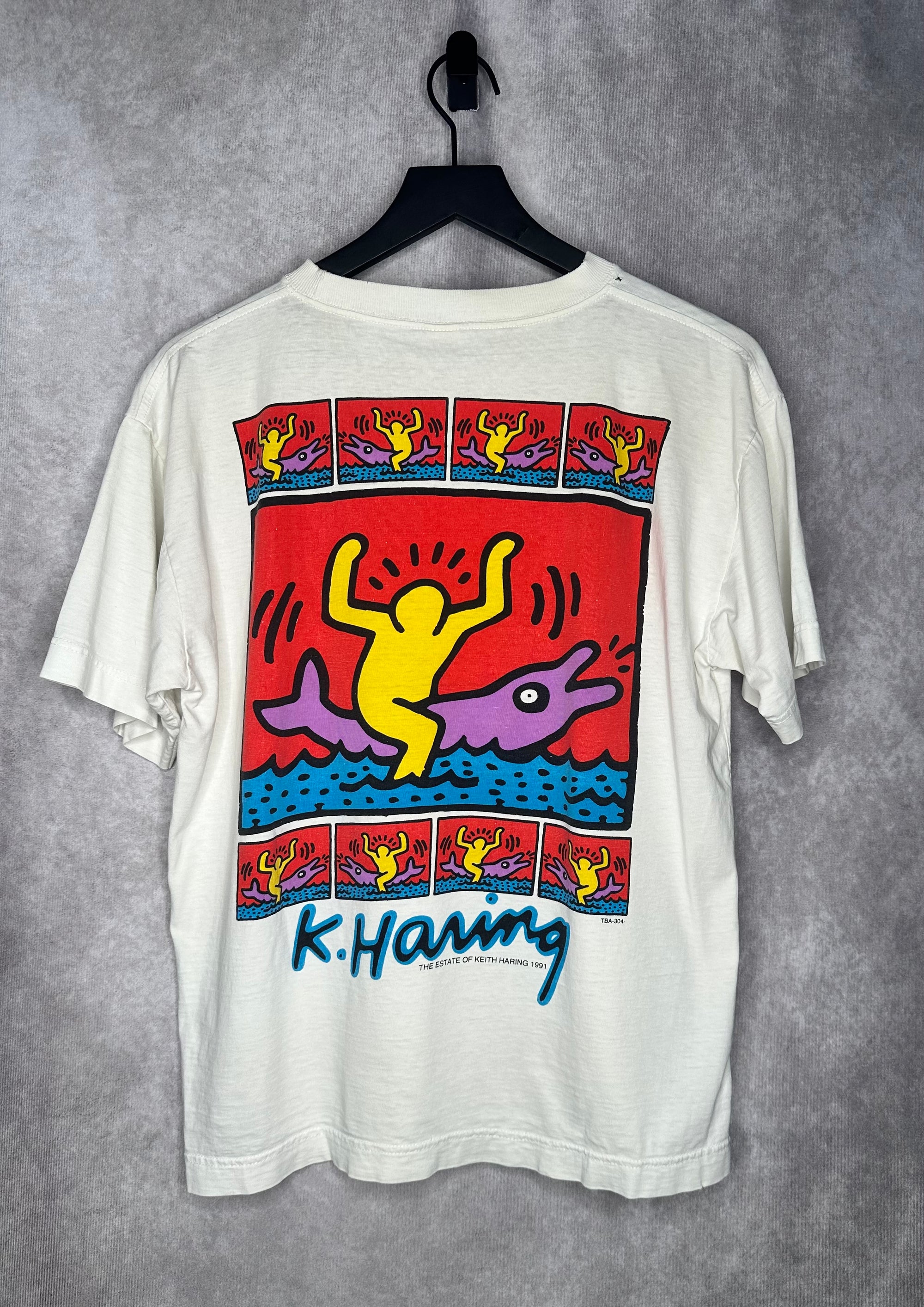 KEITH HARING POP ART DOPLHIN