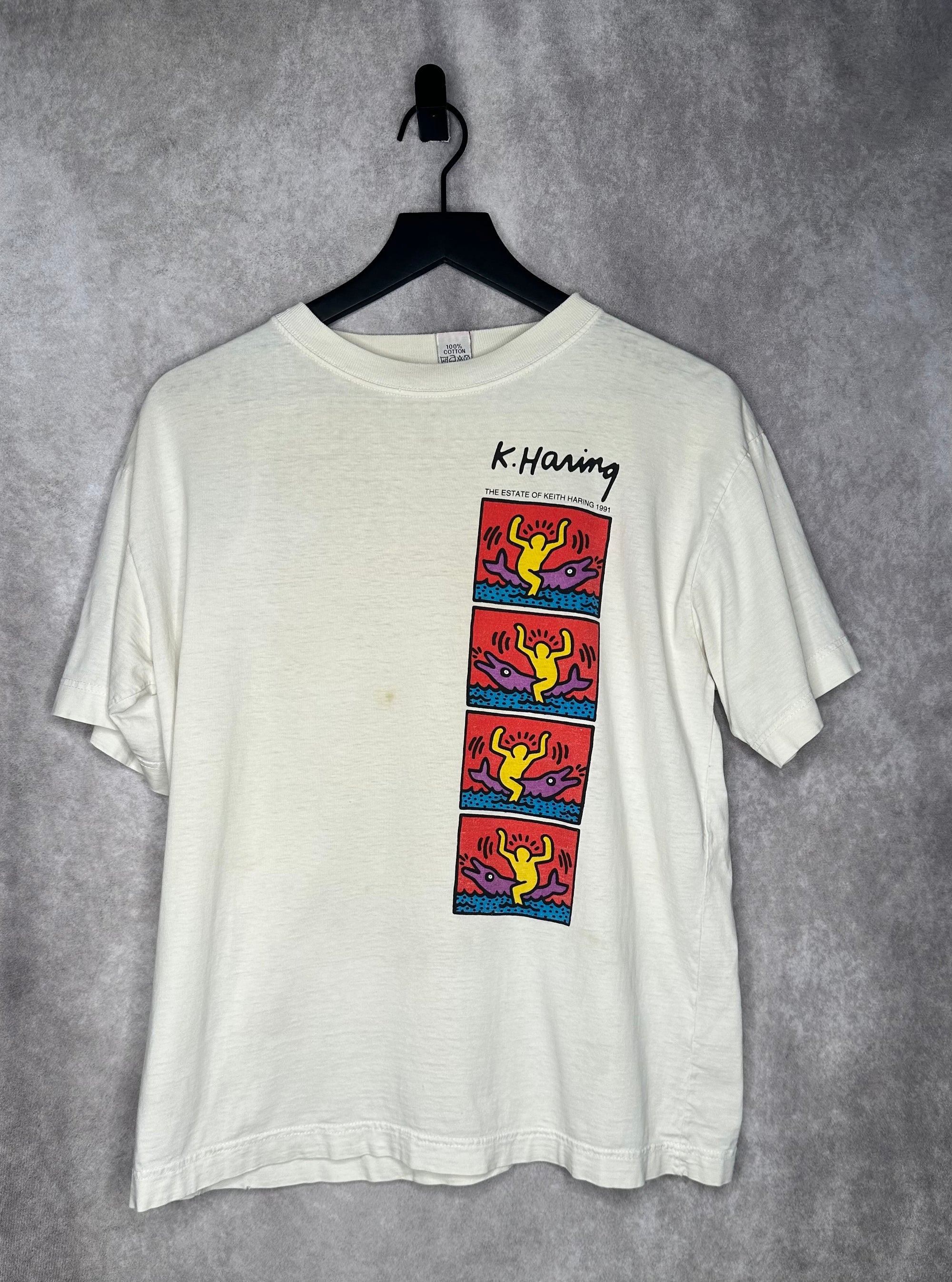 KEITH HARING POP ART DOPLHIN