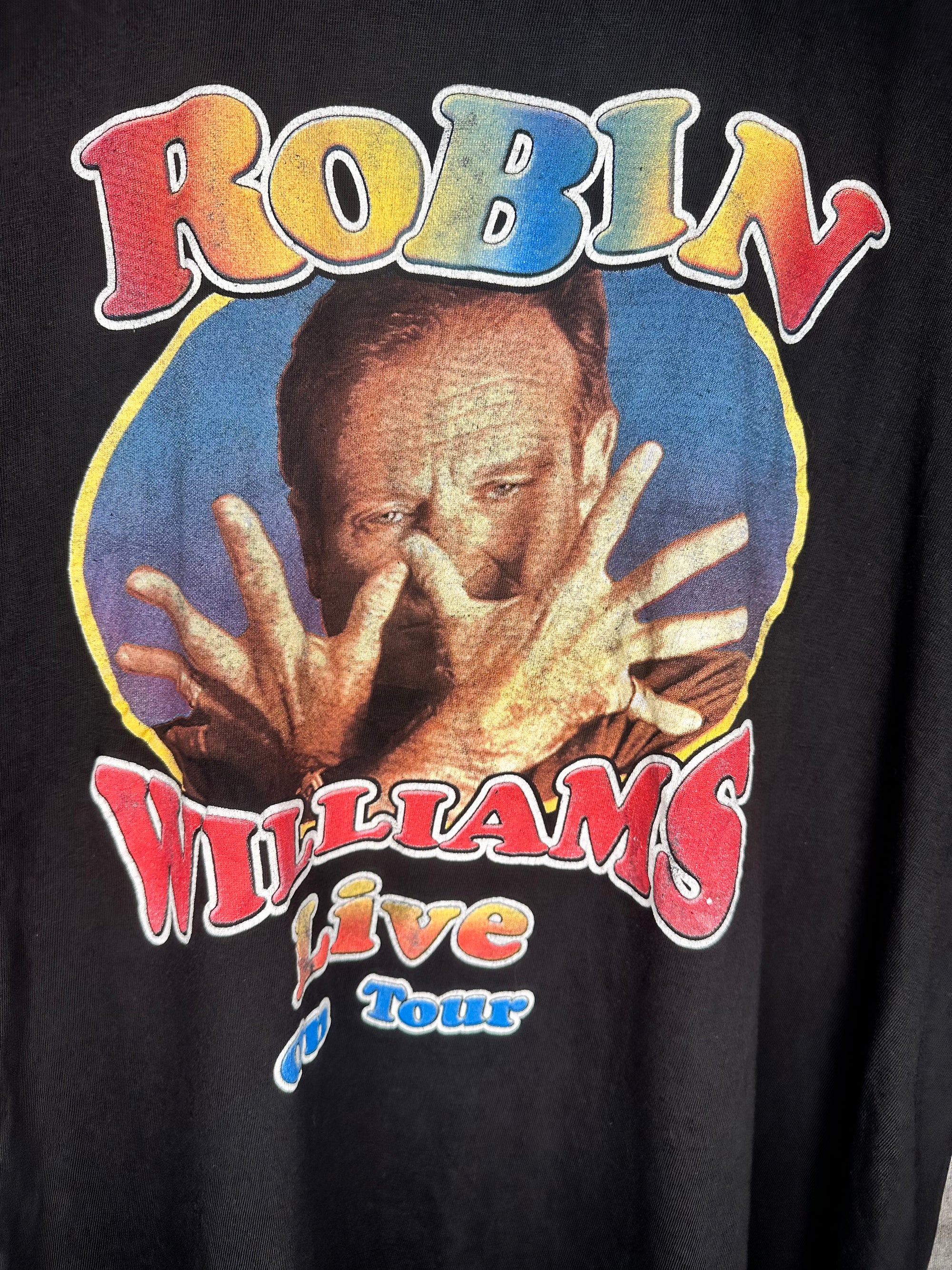 ROBIN WILLIAMS 02 LIVE COMEDY TOUR RAP TEE