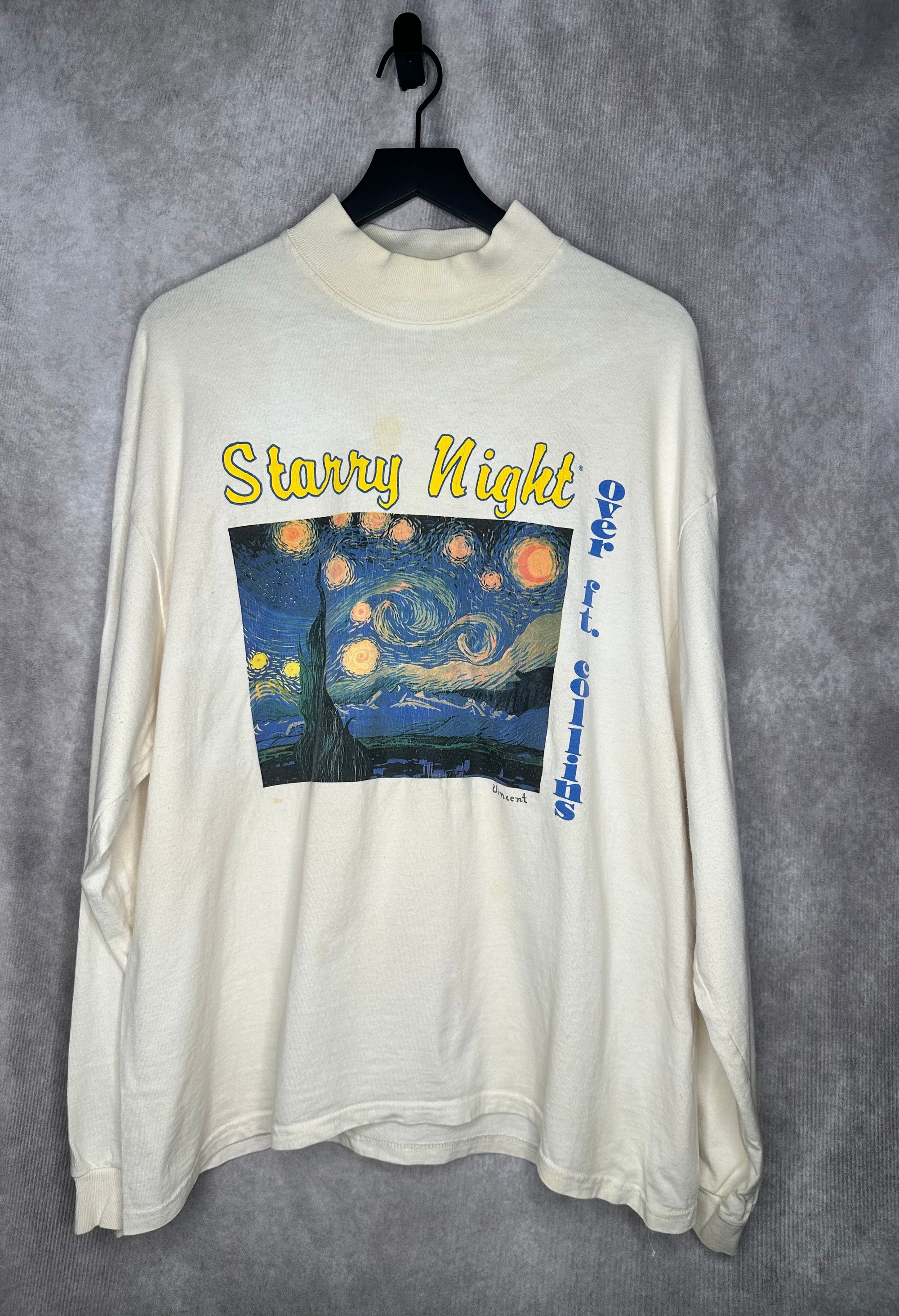 VINCENT VAN GOGH STARRY NIGHT | OVER FT COLLINS LONGSLEEVE