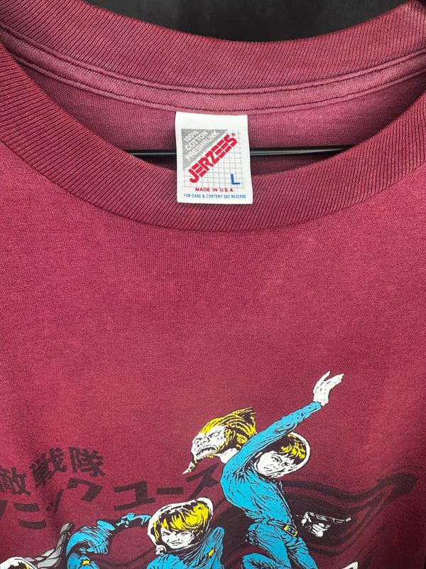 Vintage 1992 Sonic Youth Hysterics Comic Astronaut Shirt Large