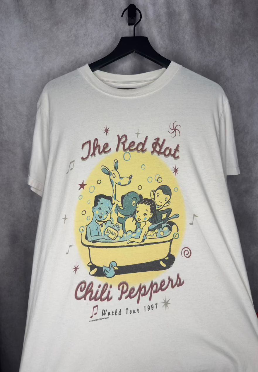 RED HOT CHILI PEPPERS ONE HOT MINUTE BATHTUB | WORLD TOUR RARE BACK